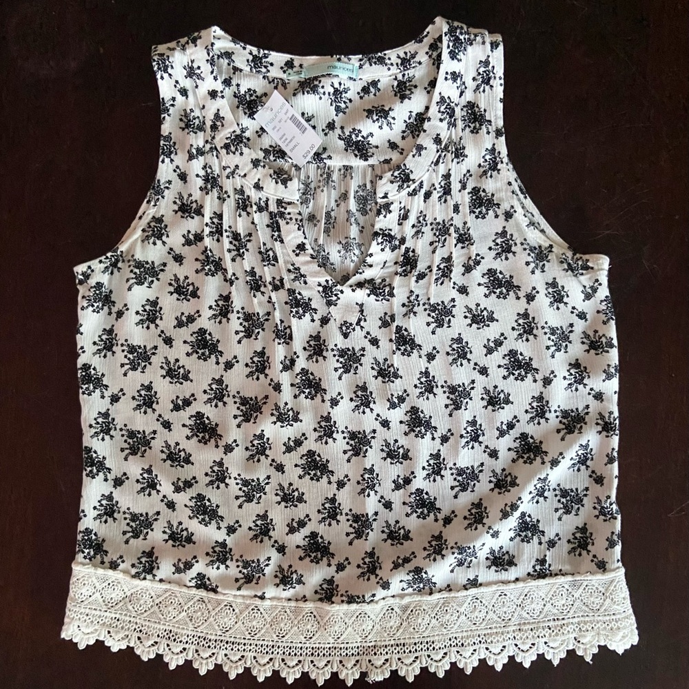 NET Floral Print Tank - Picture 8 of 12
